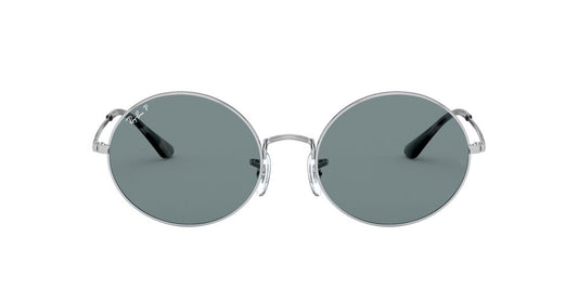 Anteojos De Sol Ray-Ban RB1970 Oval Azul/Plateado