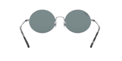 Anteojos De Sol Ray-Ban RB1970 Oval Azul/Plateado