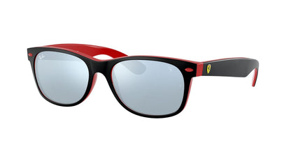 Anteojos De Sol Ray-Ban RB2132M New Wayfarer Plata/Negro