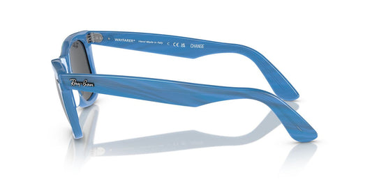 Anteojos De Sol Ray-Ban RB2140 Wayfarer Gris/Azul