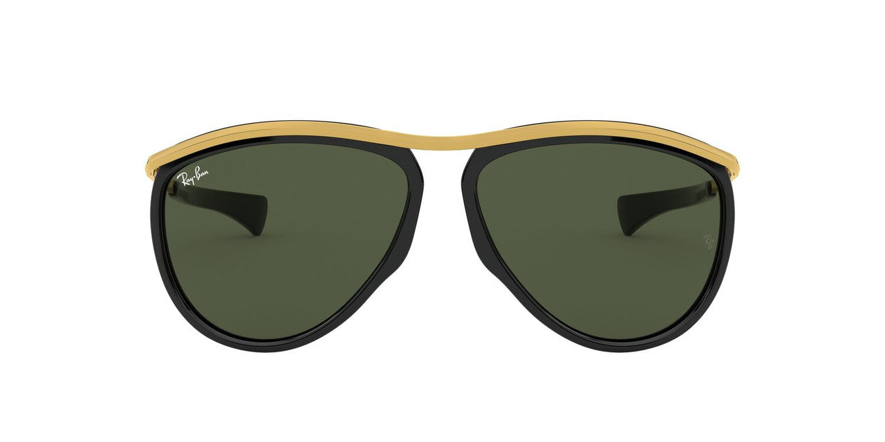 Anteojos De Sol Ray-Ban RB2219 Olympian Aviator Verde/Negro