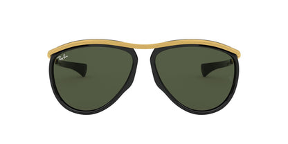 Anteojos De Sol Ray-Ban RB2219 Olympian Aviator Verde/Negro