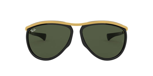 Anteojos De Sol Ray-Ban RB2219 Olympian Aviator Verde/Negro