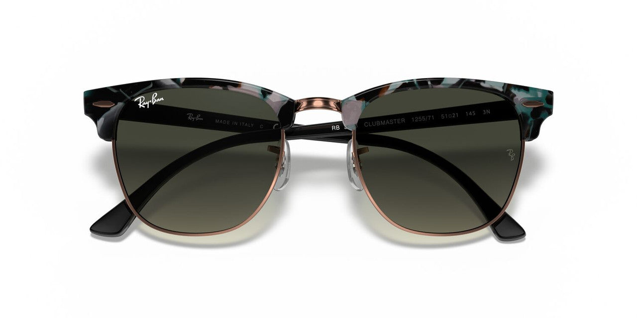 Anteojos De Sol Ray-Ban 0RB3016 Clubmaster Negro/Verde