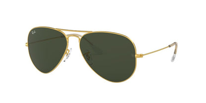 Anteojos De Sol Ray-Ban RB3025 Aviator Large Metal Verde/Dorado