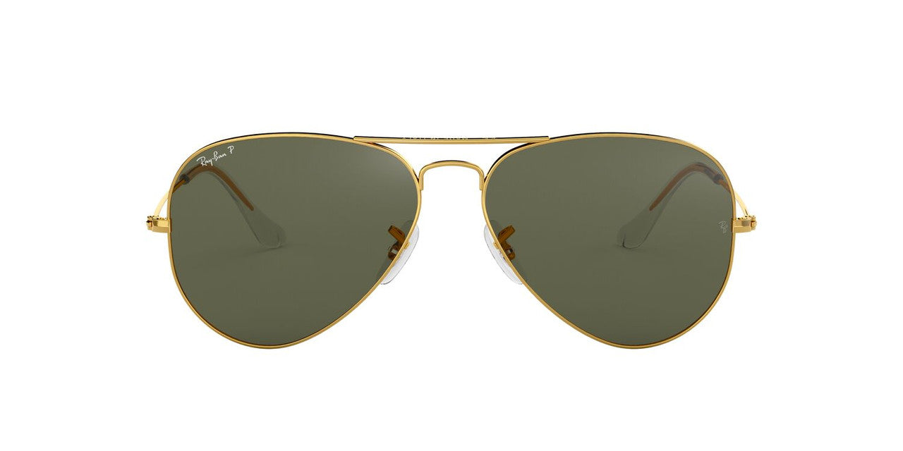 Anteojos De Sol Ray-Ban RB3025 Aviator Large Metal Verde/Dorado
