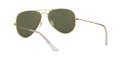 Anteojos De Sol Ray-Ban RB3025 Aviator Large Metal Verde/Dorado