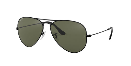 Anteojos De Sol Ray-Ban RB3025 Aviator Large Metal Verde/Negro