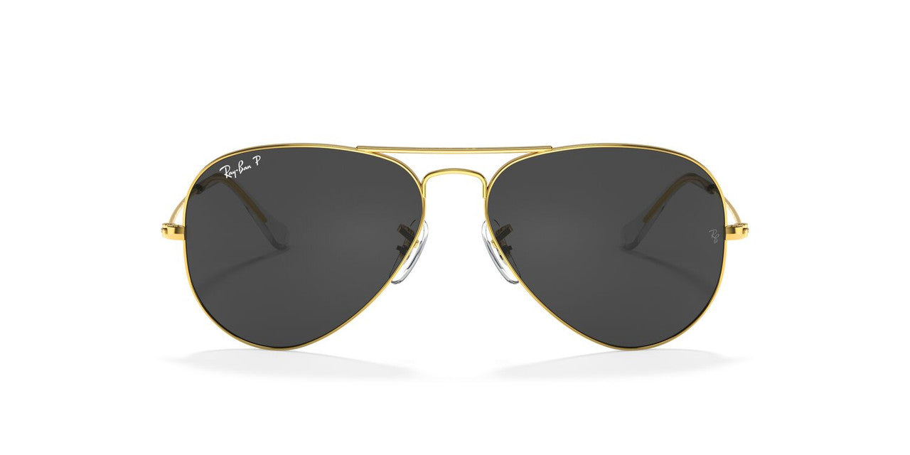 Anteojos De Sol Ray-Ban RB3025 Aviator Large Metal Negro/Dorado
