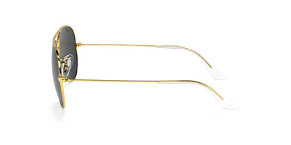 Anteojos De Sol Ray-Ban RB3025 Aviator Large Metal Negro/Dorado