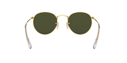 Anteojos De Sol Ray-Ban RB3447 Round Metal Verde/Dorado