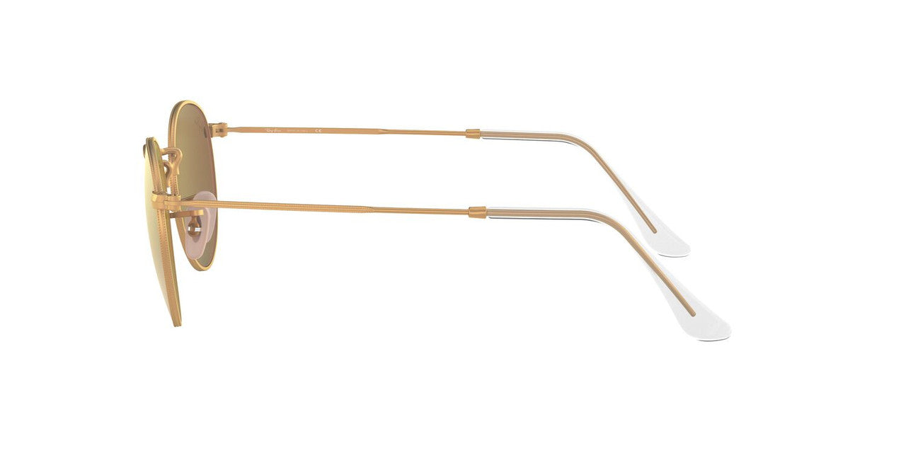 Anteojos De Sol Ray-Ban RB3447 Round Metal Rosa/Dorado