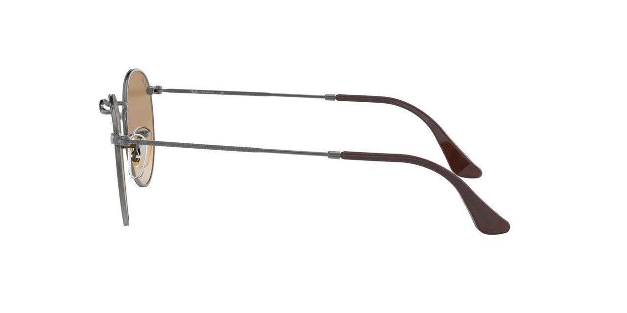 Anteojos De Sol Ray-Ban RB3447 Round Metal Plata/Gris