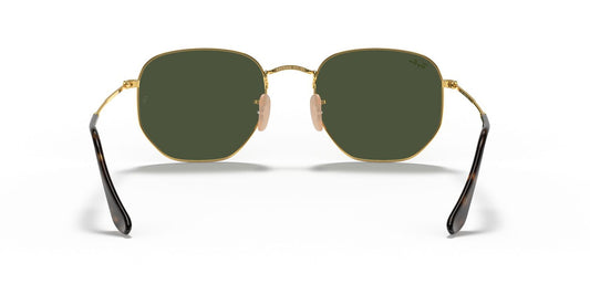 Anteojos De Sol Ray-Ban RB3548N Hexagonal Verde/Dorado