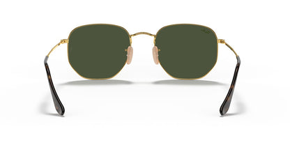 Anteojos De Sol Ray-Ban RB3548N Hexagonal Verde/Dorado