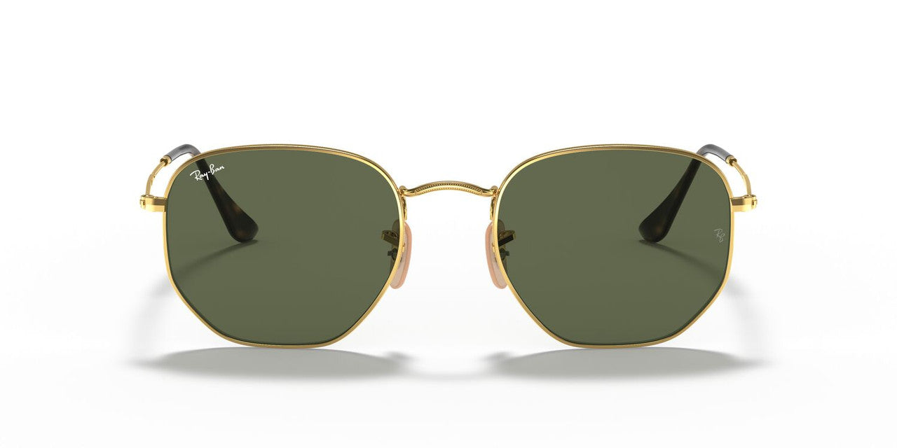 Anteojos De Sol Ray-Ban RB3548N Hexagonal Verde/Dorado