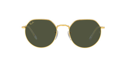 Anteojos De Sol Ray-Ban RB3565 Jack Verde/Dorado