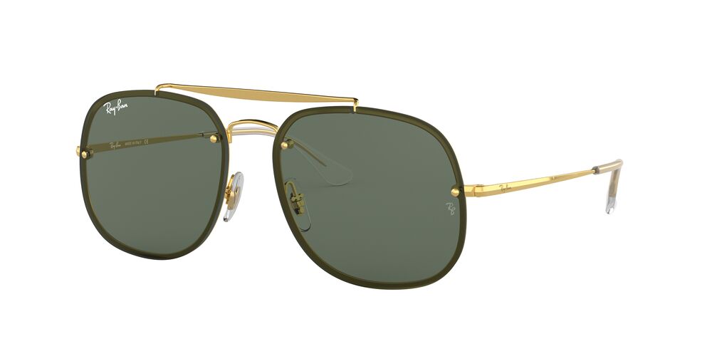 Anteojos De Sol Ray-Ban RB3583N Blaze The General Verde/Dorado