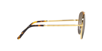 Anteojos De Sol Ray-Ban RB3625 New Aviator Café/Dorado