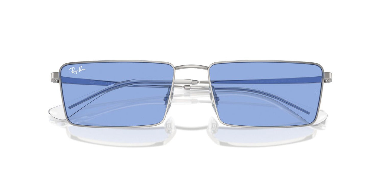 Anteojos De Sol Ray-Ban RB3741 Emy Azul/Plateado