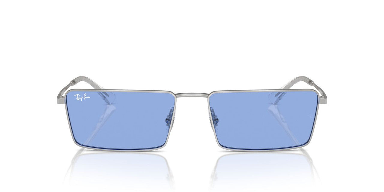 Anteojos De Sol Ray-Ban RB3741 Emy Azul/Plateado