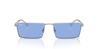 Anteojos De Sol Ray-Ban RB3741 Emy Azul/Plateado