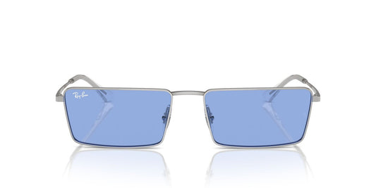 Anteojos De Sol Ray-Ban RB3741 Emy Azul/Plateado