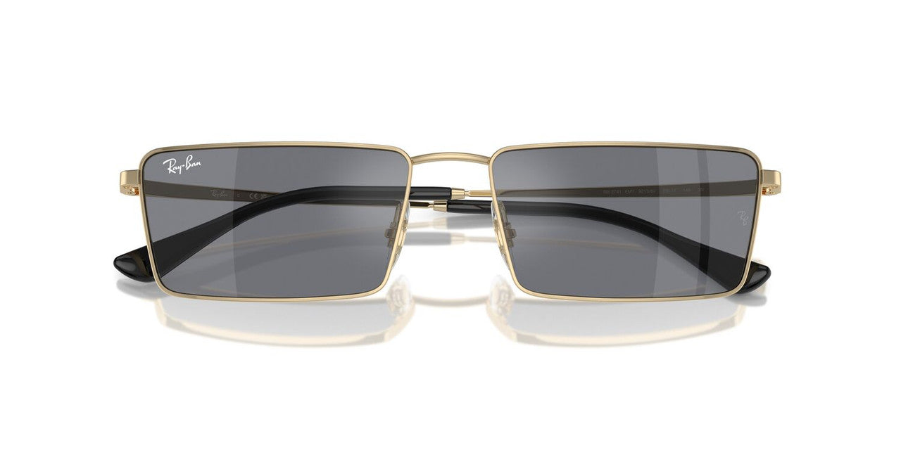 Anteojos De Sol Ray-Ban RB3741 Emy Gris/Dorado
