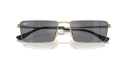 Anteojos De Sol Ray-Ban RB3741 Emy Gris/Dorado