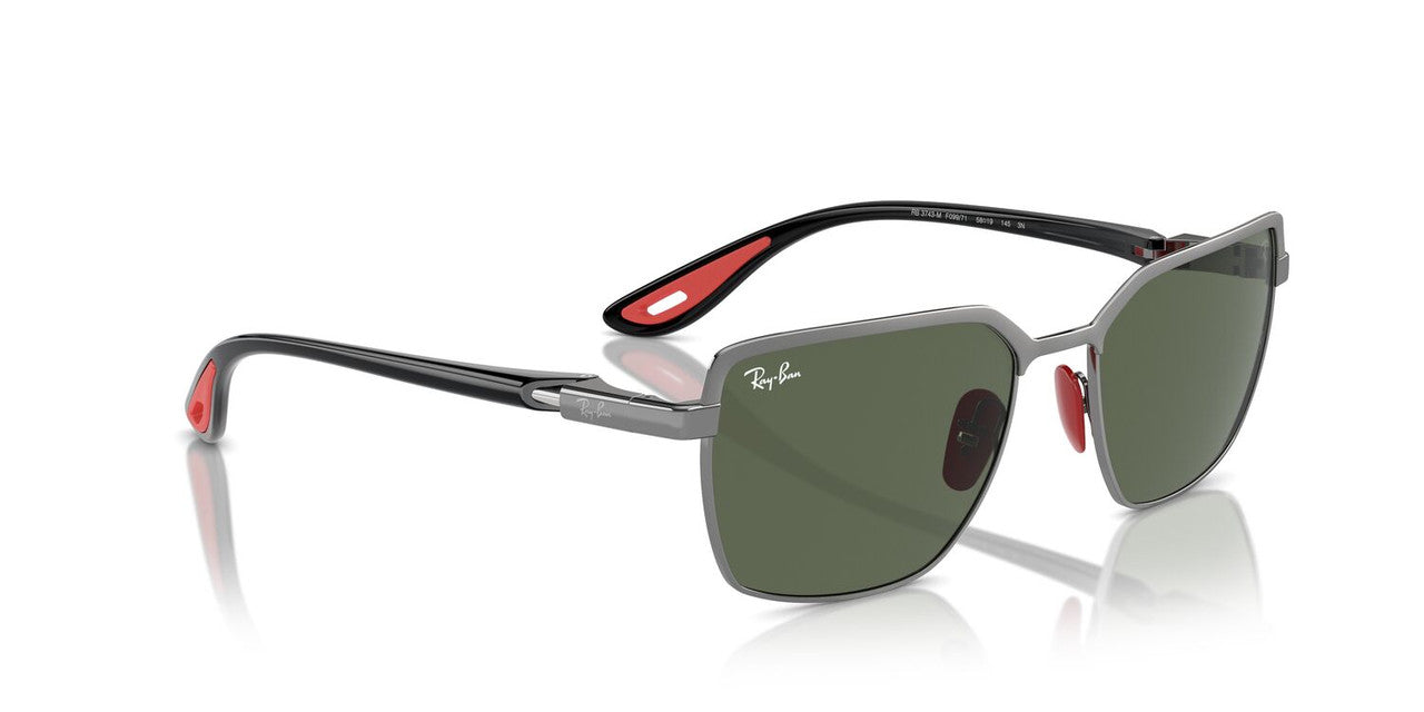Anteojos De Sol Ray-Ban RB3743M Verde/Gris