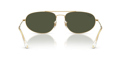 Anteojos De Sol Ray-Ban RB3945 Oro Legend Green Verde/Dorado