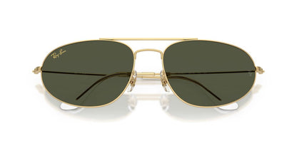 Anteojos De Sol Ray-Ban RB3945 Oro Legend Green Verde/Dorado