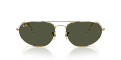 Anteojos De Sol Ray-Ban RB3945 Oro Legend Green Verde/Dorado