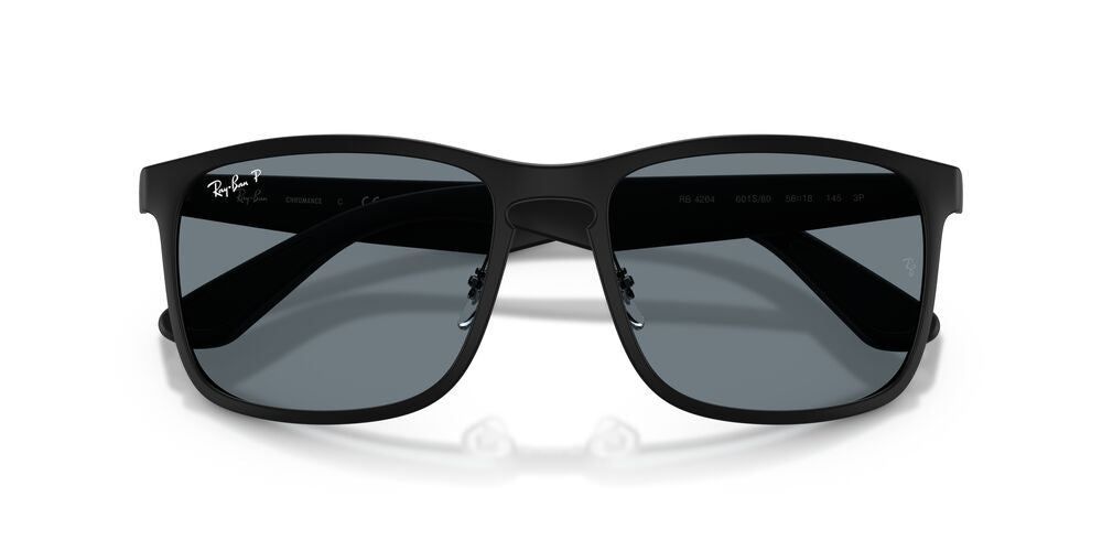 Ray-Ban レイバン サングラス RB4264 CHROMANCE Anteojos De Sol Ray-Ban RB4264 Matte Black Blue Chromance
