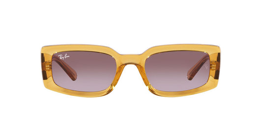Anteojos De Sol Ray-Ban RB4395 Kiliane Violeta/Amarillo