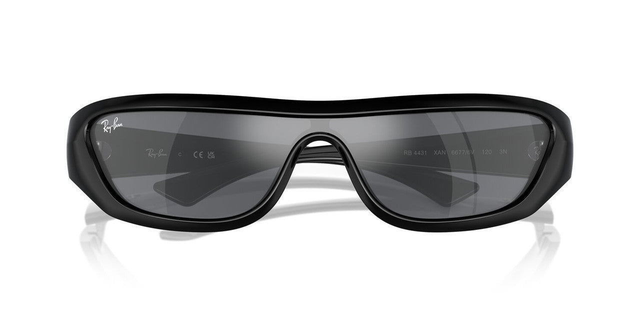 Anteojos De Sol Ray-Ban RB4431 Xan Gris/Negro