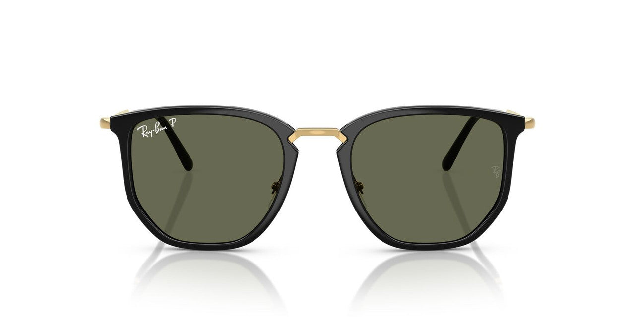 Anteojos De Sol Ray-Ban RB4451 Black Polar Green Verde/Negro