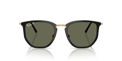 Anteojos De Sol Ray-Ban RB4451 Black Polar Green Verde/Negro