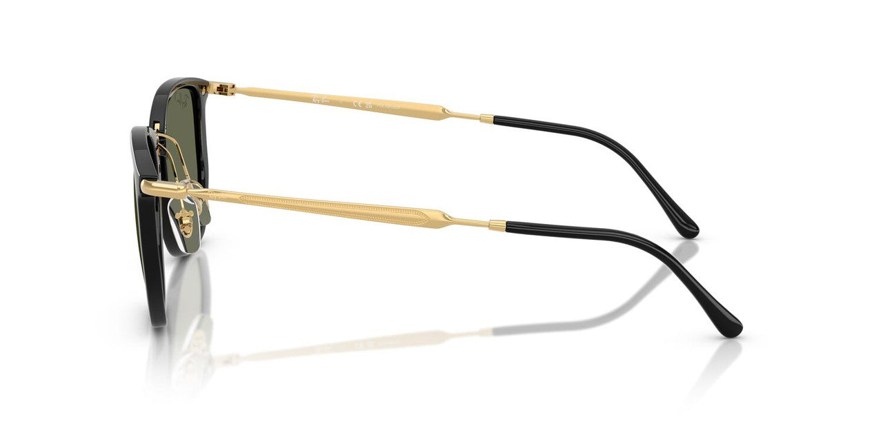 Anteojos De Sol Ray-Ban RB4451 Black Polar Green Verde/Negro