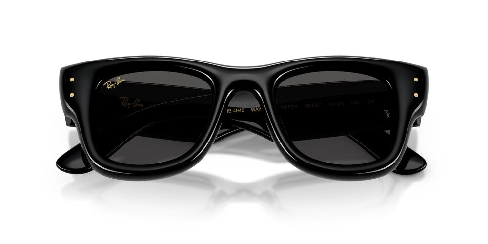 Anteojos De Sol Ray-Ban RB4940 Wayfarer Puffer Black Ultra Black Negro/Negro
