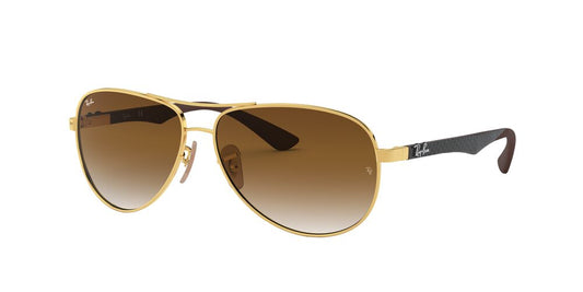 Anteojos De Sol Ray-Ban RB8313 Café/Dorado