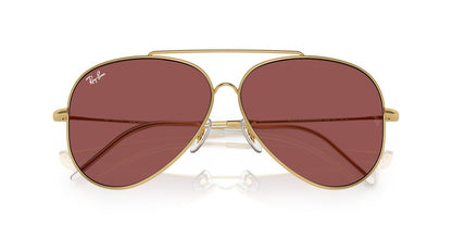 Anteojos De Sol Ray-Ban RBR0101S Aviator Reverse Burdeos/Dorado
