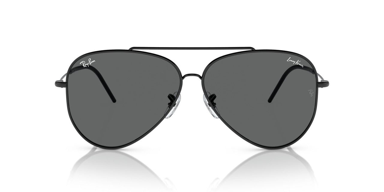 Anteojos De Sol Ray-Ban RBR0101S Aviator Reverse Gris/Negro