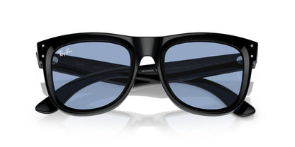 Anteojos De Sol Ray-Ban RBR0502S Wayfarer Reverse Celeste/Negro