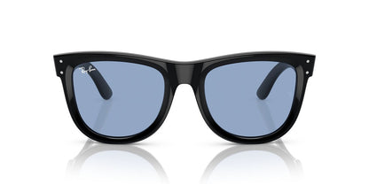 Anteojos De Sol Ray-Ban RBR0502S Wayfarer Reverse Celeste/Negro