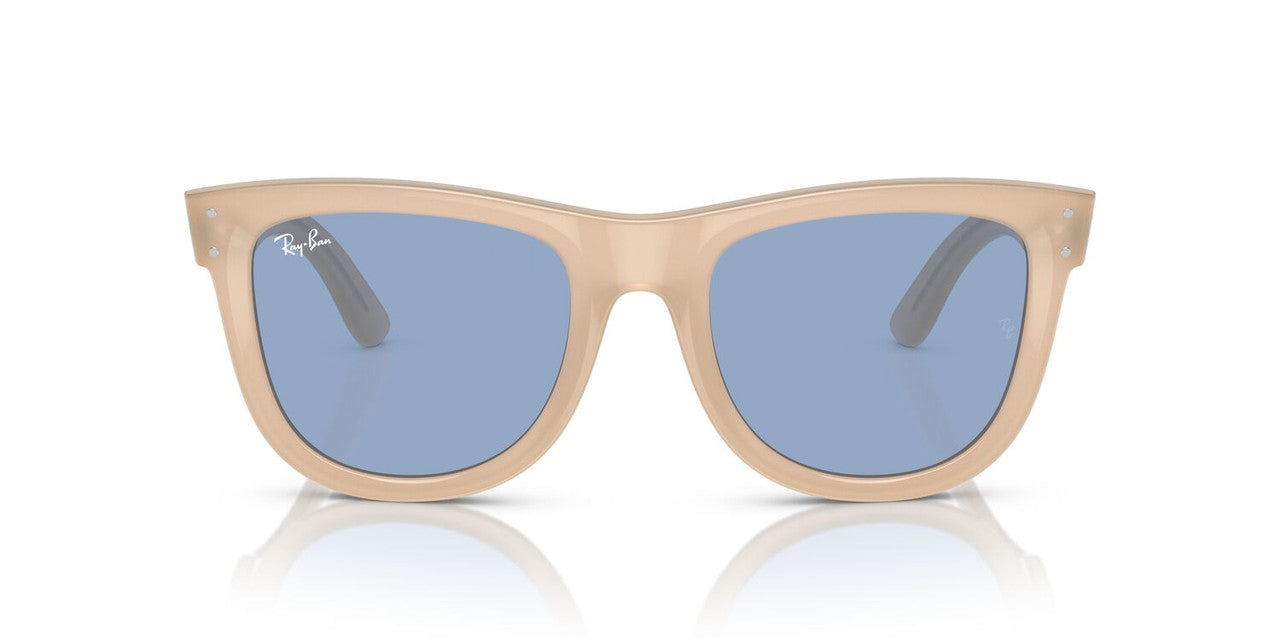 Anteojos De Sol Ray-Ban RBR0502S Wayfarer Reverse Celeste/Beige
