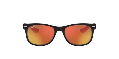 Anteojos De Sol Ray-Ban RJ9052S Junior New Wayfarer Rojo/Negro
