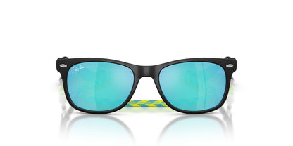 Anteojos De Sol Ray-Ban RJ9052S Junior New Wayfarer Verde/Negro