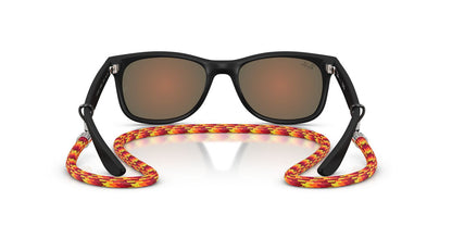 Anteojos De Sol Ray-Ban RJ9052S Junior New Wayfarer Naranja/Negro