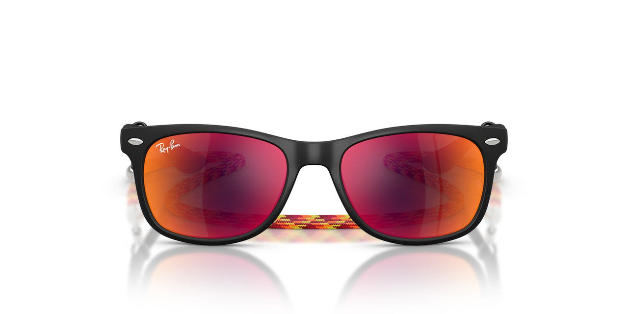 Anteojos De Sol Ray-Ban RJ9052S Junior New Wayfarer Naranja/Negro